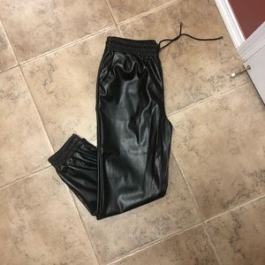 ***NWT*** Express Faux Leather Jogger